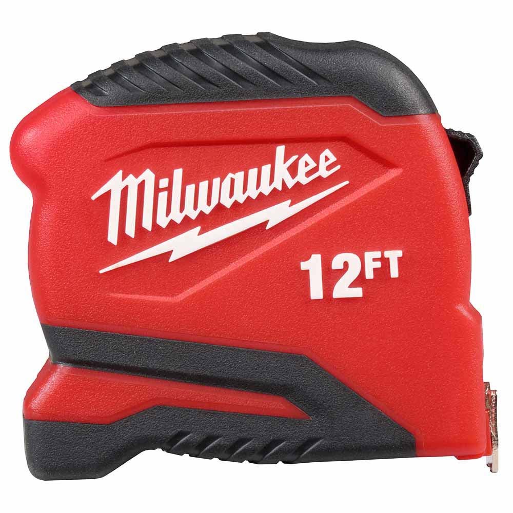 Milwaukee 48-22-1712 12ft Compact Tape Measure - 6