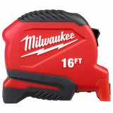 Milwaukee 48-22-1716 16ft Compact Tape Measure - 6