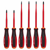 Milwaukee 48-22-2206 6pc 1000V Insulated Slim Tip Screwdriver Set - 4