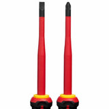 Milwaukee 48-22-2207 2pc 1000V Insulated Slim Tip Screwdriver Set - 3