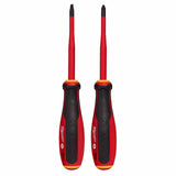 Milwaukee 48-22-2207 2pc 1000V Insulated Slim Tip Screwdriver Set - 4