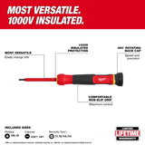 Milwaukee 48-22-2217 8-in-1 1000V Insulated Precision Multi-Bit Screwdriver Set - 4