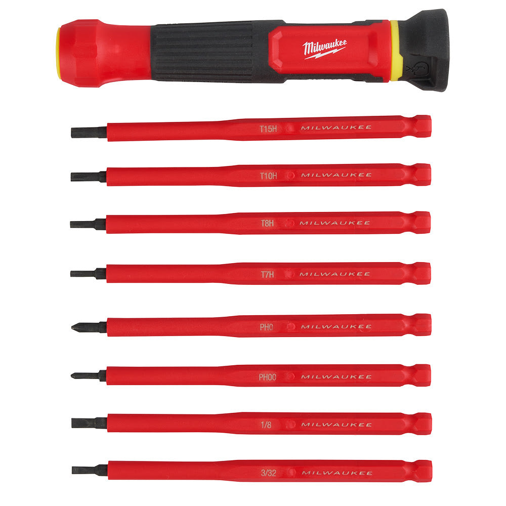 Milwaukee 48-22-2217 8-in-1 1000V Insulated Precision Multi-Bit Screwdriver Set - 5