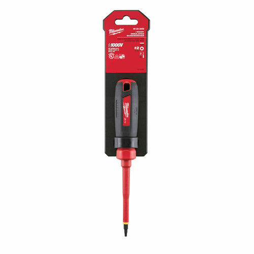 Milwaukee 48-22-2252 #2 Square - 4" 1000V Insulated Screwdriver - 4