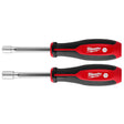 Milwaukee 48-22-2442 2pc SAE HollowCore Nut Driver Set