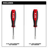 Milwaukee 48-22-2442 2pc SAE HollowCore Nut Driver Set - 2