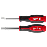 Milwaukee 48-22-2442 2pc SAE HollowCore Nut Driver Set - 9