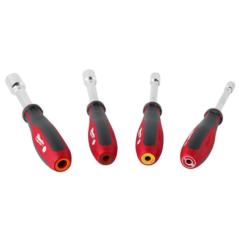Milwaukee 48-22-2444 4pc SAE HollowCore Nut Driver Set - 6