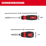 Milwaukee 48-22-2905 2pc 14-in-1 Ratcheting Multi-Bit and 8-in-1 Ratcheting Compact Multi-bit Screwdriver Set - 6