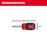 Milwaukee 48-22-2910 8-in-1 Compact Multi-Bit Screwdriver - 3