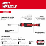 Milwaukee 48-22-2912 27-in-1 Ratcheting Security Multi-Bit Screwdriver - 4