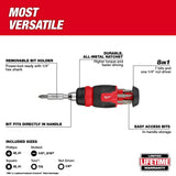 Milwaukee 48-22-2913 8-in-1 Ratcheting Compact Multi-Bit Screwdriver - 4