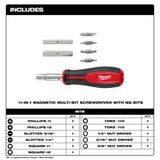 Milwaukee 48-22-2914 11-in-1 Magnetic Multi-Bit Screwdriver - 2