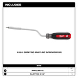 Milwaukee 48-22-2916 2-in-1 Rotating Multi-Bit Screwdriver - 4