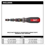 Milwaukee 48-22-2921 Multi-Nut Driver W/ SHOCKWAVE Impact Duty Magnetic Nut Drivers - 2