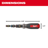 Milwaukee 48-22-2921 Multi-Nut Driver W/ SHOCKWAVE Impact Duty Magnetic Nut Drivers - 4