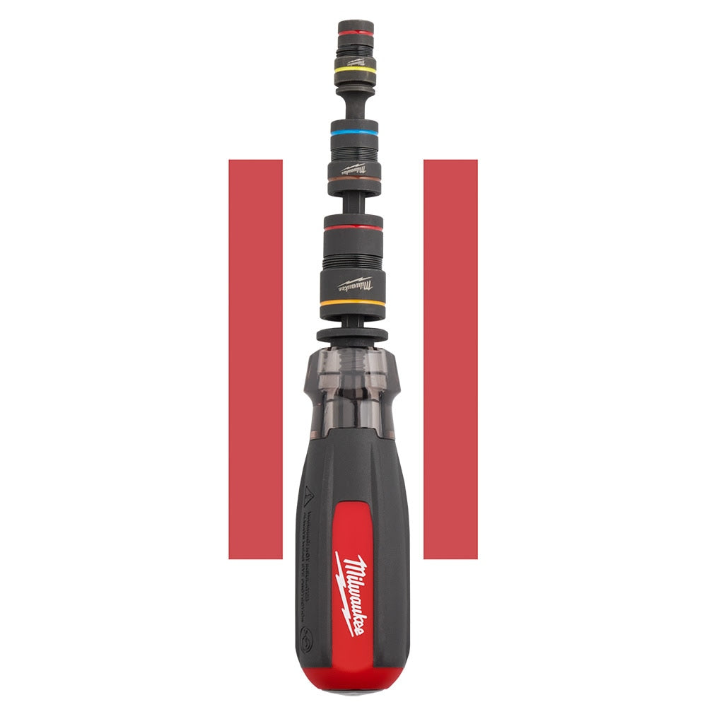 Milwaukee 48-22-2921 Multi-Nut Driver W/ SHOCKWAVE Impact Duty Magnetic Nut Drivers - 8