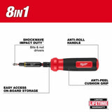 Milwaukee 48-22-2922 8-in-1 Multi-Bit and Nut Driver with Shockwave Impact Duty Bits and Nut Drivers - 3