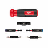 Milwaukee 48-22-2922 8-in-1 Multi-Bit and Nut Driver with Shockwave Impact Duty Bits and Nut Drivers - 9