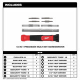 Milwaukee 48-22-2933 14-in-1 Precision Multi-Bit Screwdriver - 2