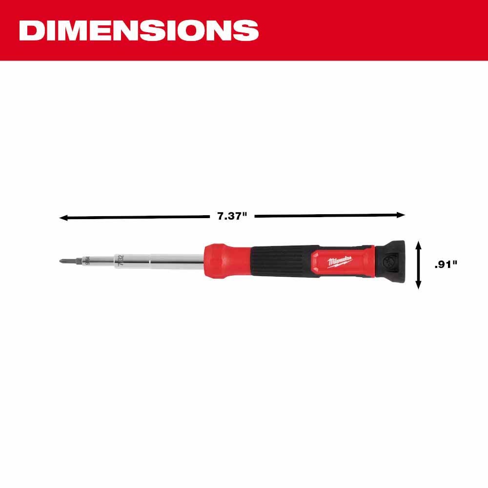 Milwaukee 48-22-2933 14-in-1 Precision Multi-Bit Screwdriver - 3