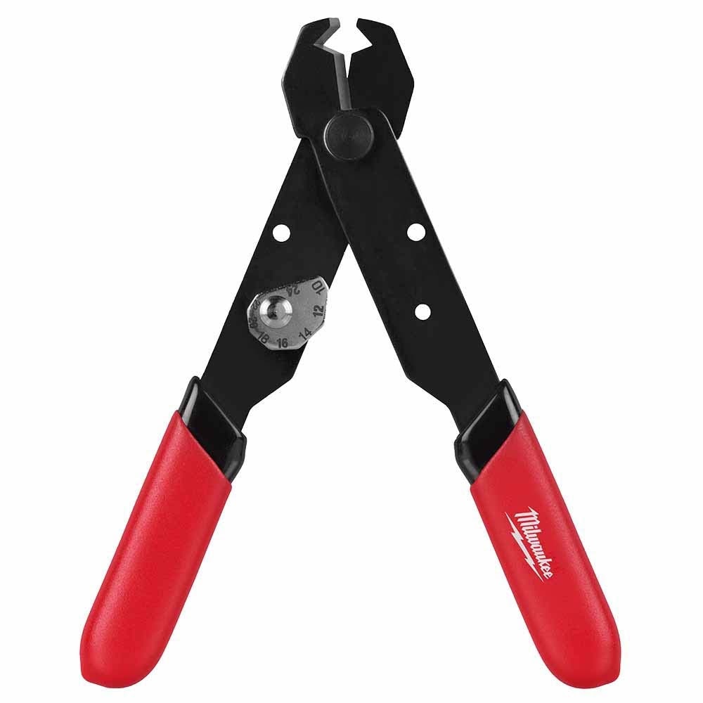 Milwaukee 48-22-3040 12-24 AWG Adjustable Compact Wire Stripper & Cutter - 6