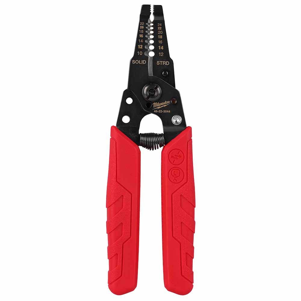 Milwaukee 48-22-3044 10-24 AWG Compact Comfort Grip Wire Stripper & Cutter - 3