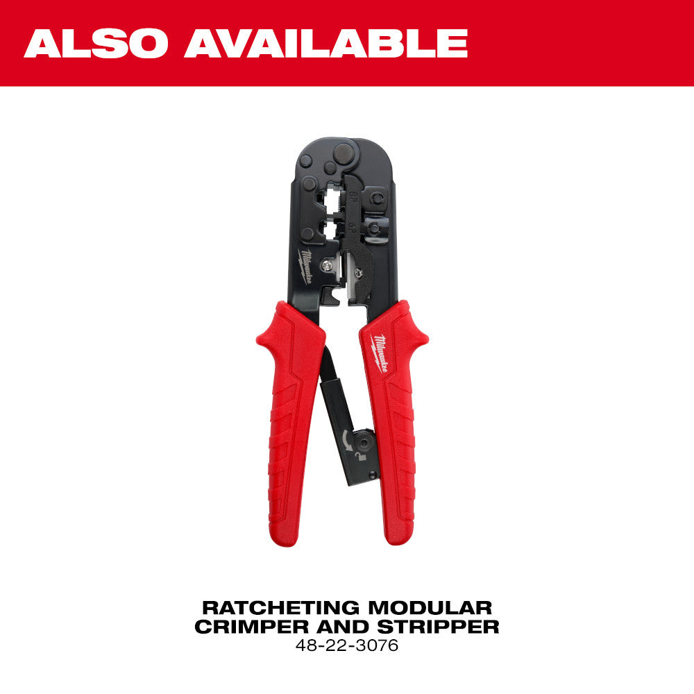 Milwaukee 48-22-3074 Ratcheting Pass-Through Crimper & Stripper - 3