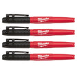 Milwaukee 48-22-3104 Inkzall Black Fine Point Marker (4 PK)