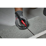 Milwaukee 48-22-3113 Double Sided Black Jobsite Marker with Fine Point and Chisel Tip - 3