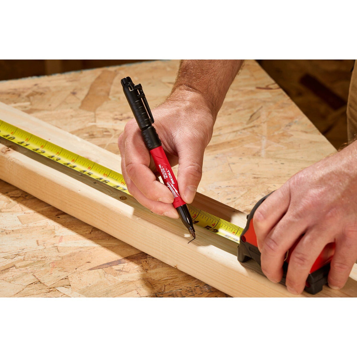 Milwaukee 48-22-3115 Double Sided Black Jobsite Marker Ultra Fine & Fine Point - 4