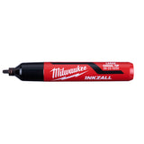 Milwaukee 48-22-3250 INKZALL 3PC Large Chisel Tip Black Marker - 2