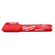 Milwaukee 48-22-3256 INKZALL Large Chisel Tip Red Marker, 12 Pack