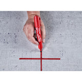 Milwaukee 48-22-3256 INKZALL Large Chisel Tip Red Marker, 12 Pack - 4