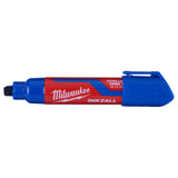 Milwaukee 48-22-3267 INKZALL Extra Large Chisel Tip Blue Marker - 3