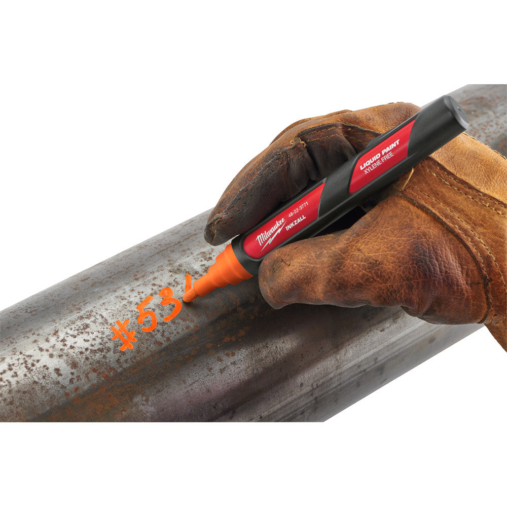 Milwaukee 48-22-3771 INKZALL Orange Paint Marker - 4