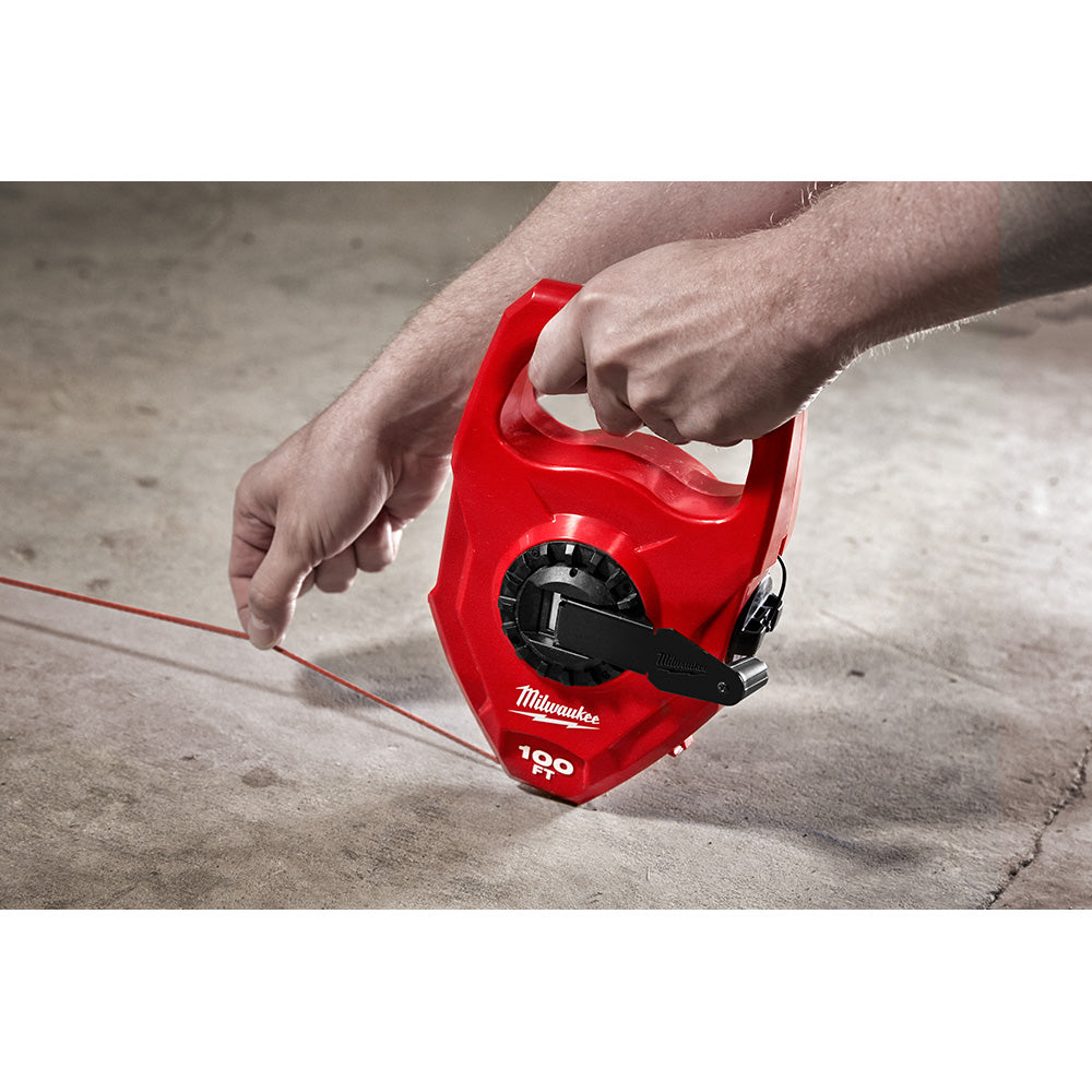 Milwaukee 48-22-3910 100' Extra Bold Large Capacity Chalk Reel - 4