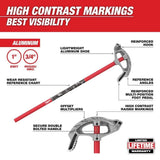 Milwaukee 48-22-4072 1 Inch EMT Aluminum Conduit Bender with Steel Handle and High-Contrast Markings - 2