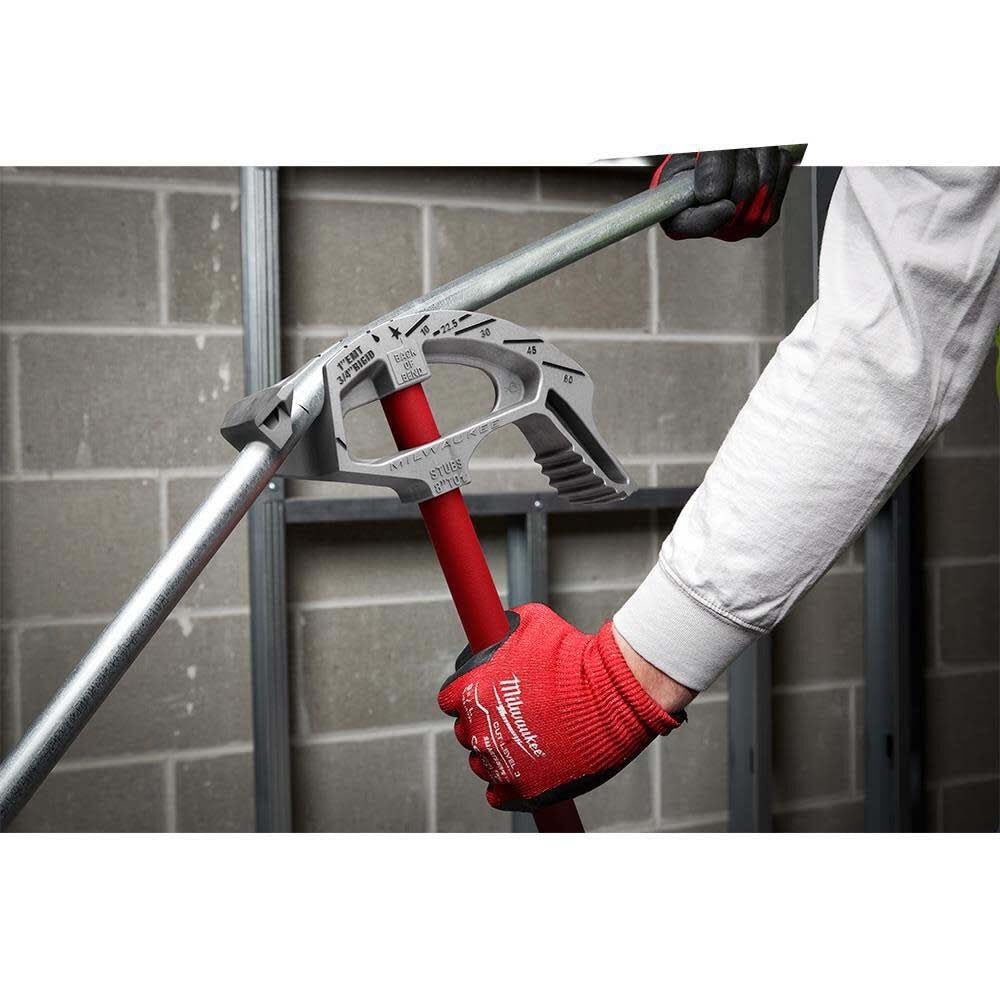 Milwaukee 48-22-4072 1 Inch EMT Aluminum Conduit Bender with Steel Handle and High-Contrast Markings - 6