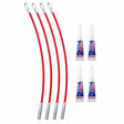 Milwaukee 48-22-4191 4PK Polyester Fish Tape Replacement Flexible Metal Leader