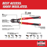 Milwaukee  48-22-4224 24” Fiberglass Bolt Cutters with PIVOTMOVE™ Rotating Handles - 7