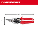 Milwaukee 48-22-4540 Left Cutting Aviation Snips - 4