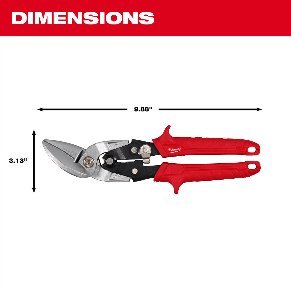 Milwaukee 48-22-4542 Left Cutting Offset Aviation Snips - 4