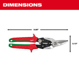 Milwaukee 48-22-4550 Right Cutting Aviation Snips - 4