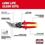 Milwaukee 48-22-4562 Straight Cutting Offset Aviation Snips - 3