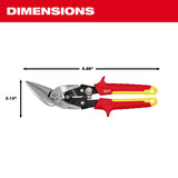 Milwaukee 48-22-4562 Straight Cutting Offset Aviation Snips - 4