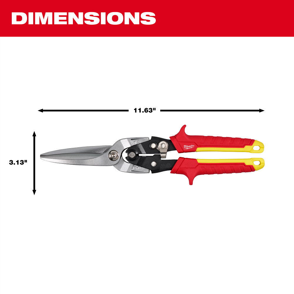 Milwaukee 48-22-4567 Long Cut Aviation Snips - 4