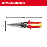 Milwaukee 48-22-4567 Long Cut Aviation Snips - 4