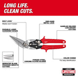 Milwaukee 48-22-4568 Left Offset Long Cut Aviation Snips - 3