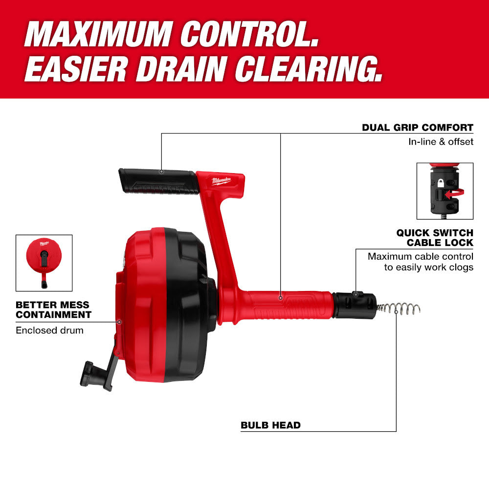 Milwaukee 48-22-5760 25' Hand Auger - 2